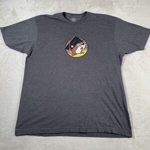 Buc-ee's‎ Shirt Mens 2XL Gray Class of 2019 Graduation Tee Beaver Mascot Graphic